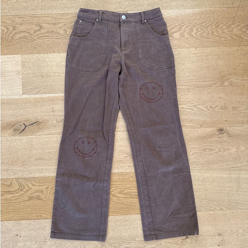 By Samii Ryan - A New Era Smiley Carpenter Pants in Brown